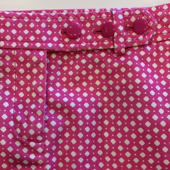 J.Crew Stretch Pink & White Mini Skirt, 4 - Picture 6 of 15